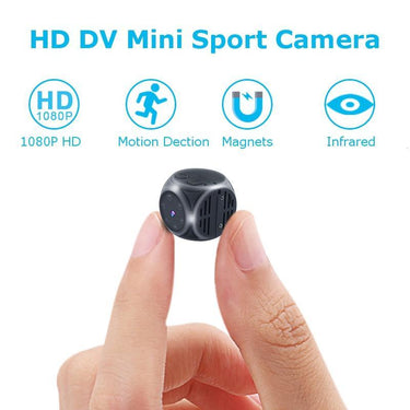 Mini 1080P Action Camera: 140° FOV Built-in Battery, Timestamp, Motion Capture from NSE Imports #1.